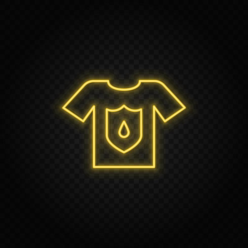 Connected gears and vector icons for logistic, service, shipping, distribution, transport, market, communicate concepts. Cotton clothes, shirt gear blue icon set on dark background