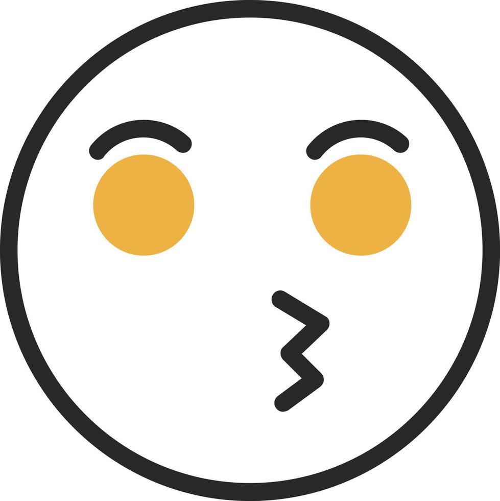 Kiss Vector Icon Design