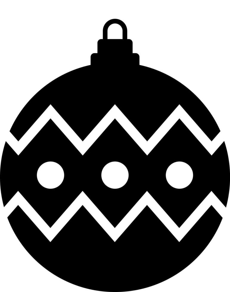 Christmas ball icon. Vector icon