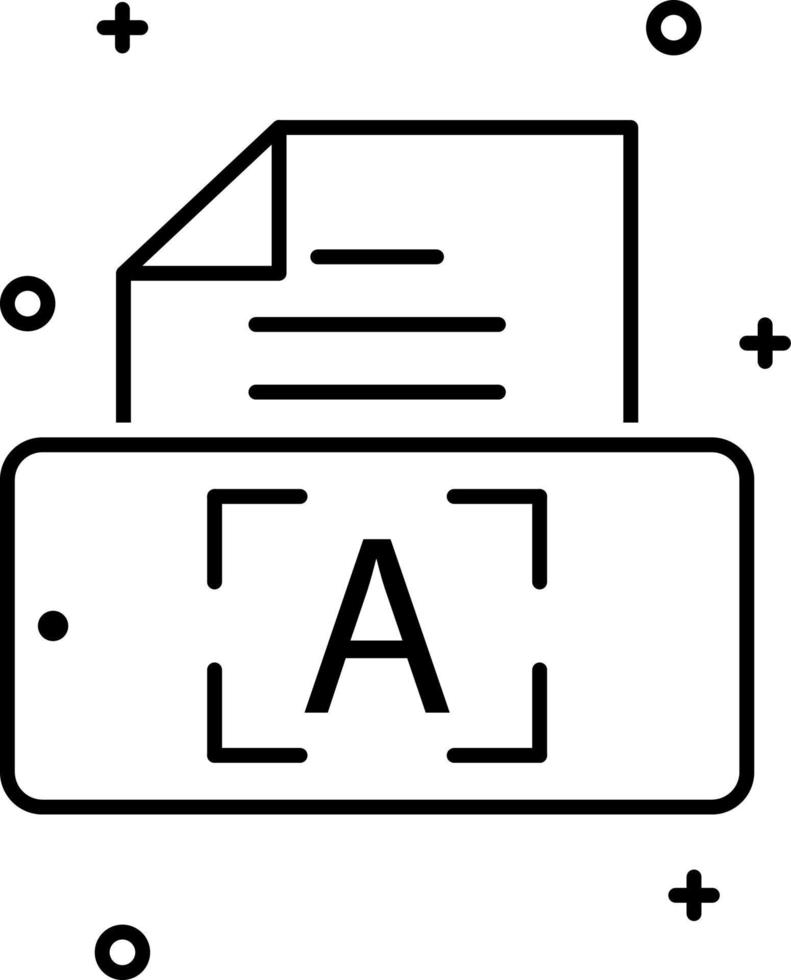 traductor vector icono en transparente antecedentes. contorno traductor vector icono.