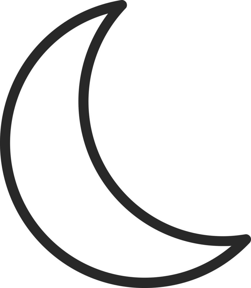 Moon Vector Icon Design