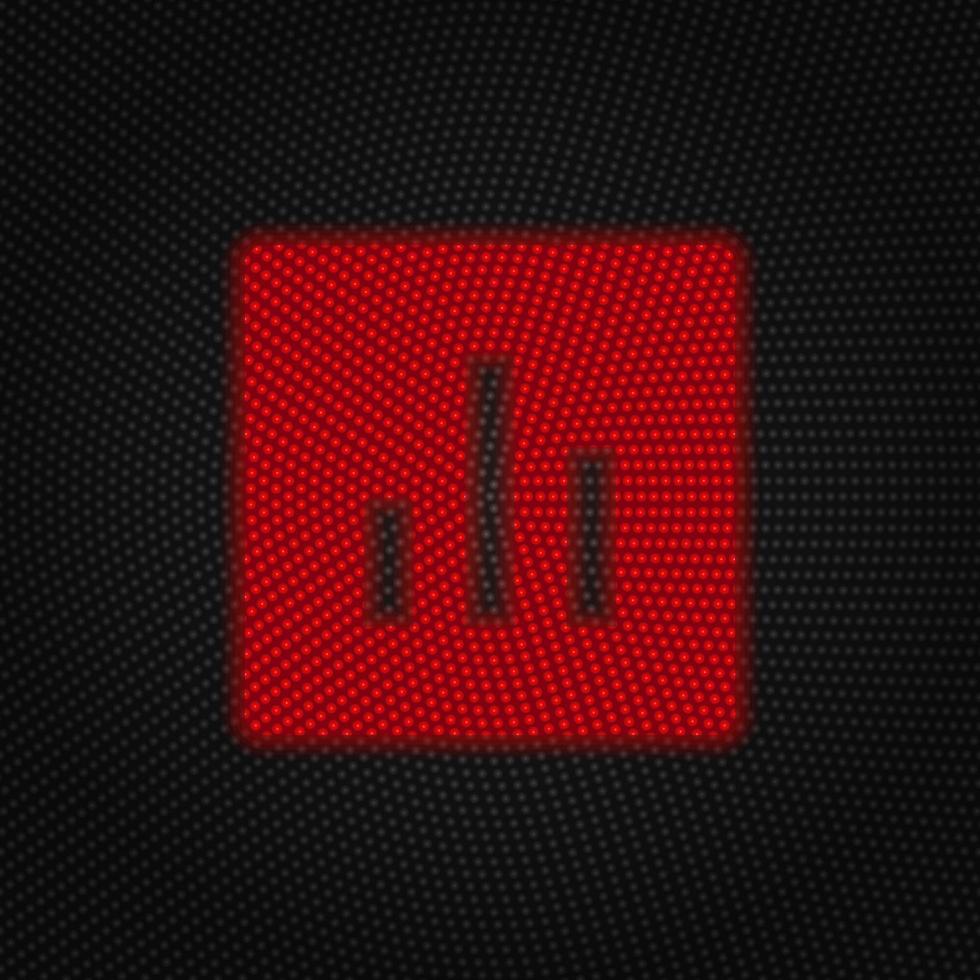 Analytics, graph vector Light red color retro style vector icon on white background