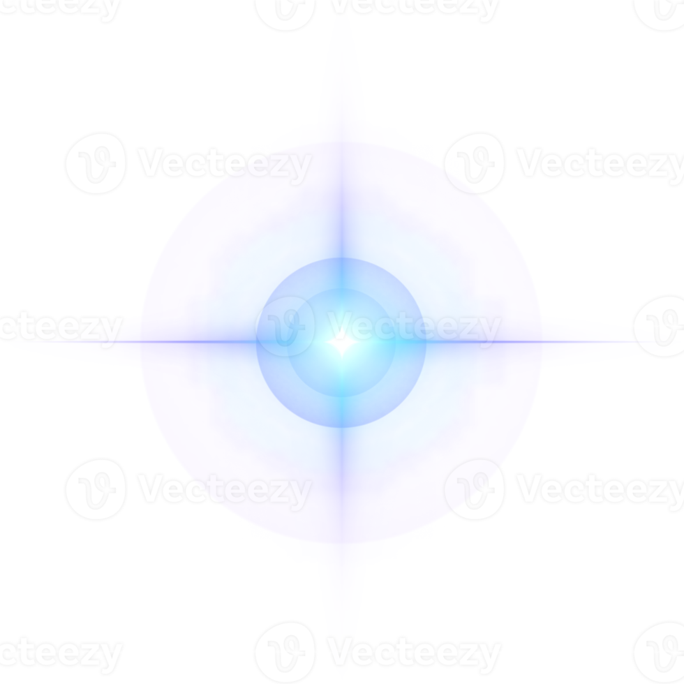 Lens flare bright light effects png