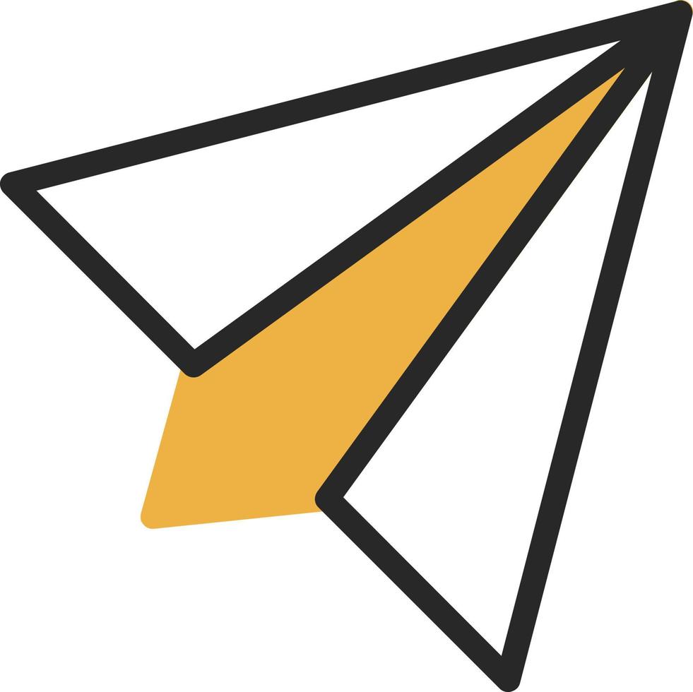 Paper Plane Vector Icon Design