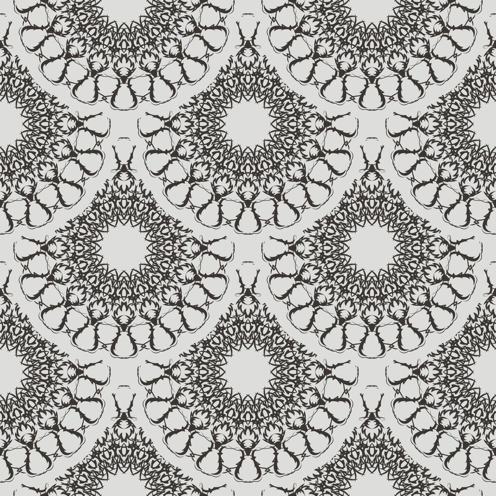 Seamless retro pattern background. Vector illustration