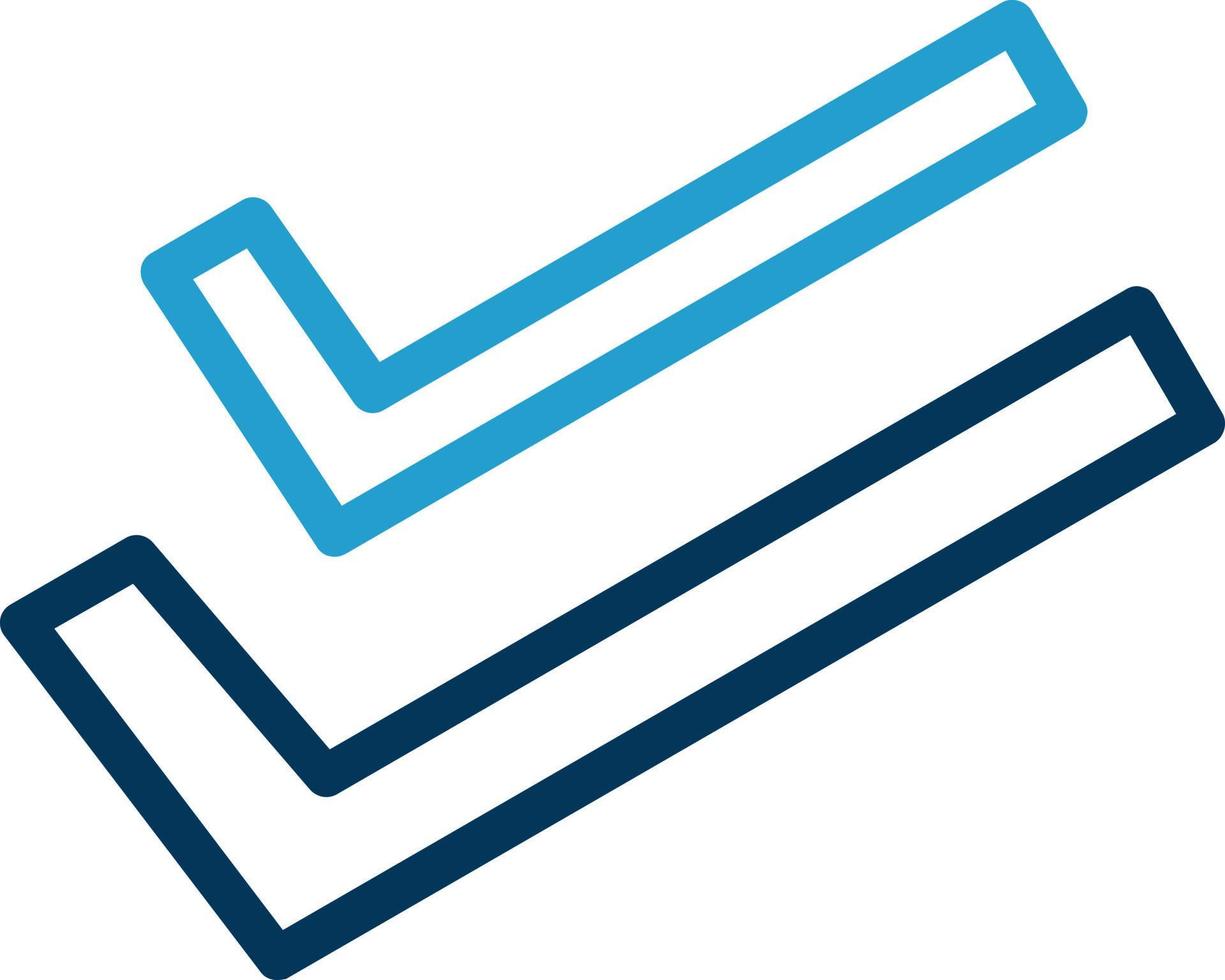 Check Double Vector Icon Design