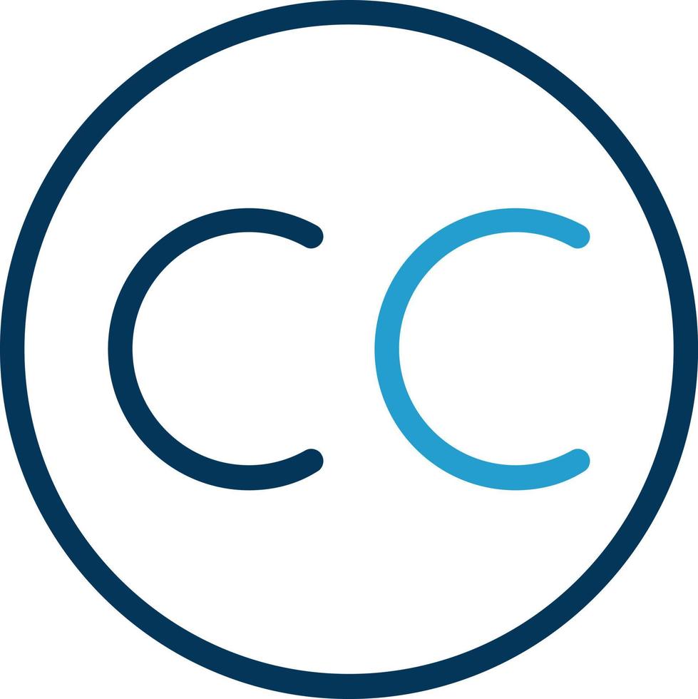 Closed Captioning Vector Icon Design