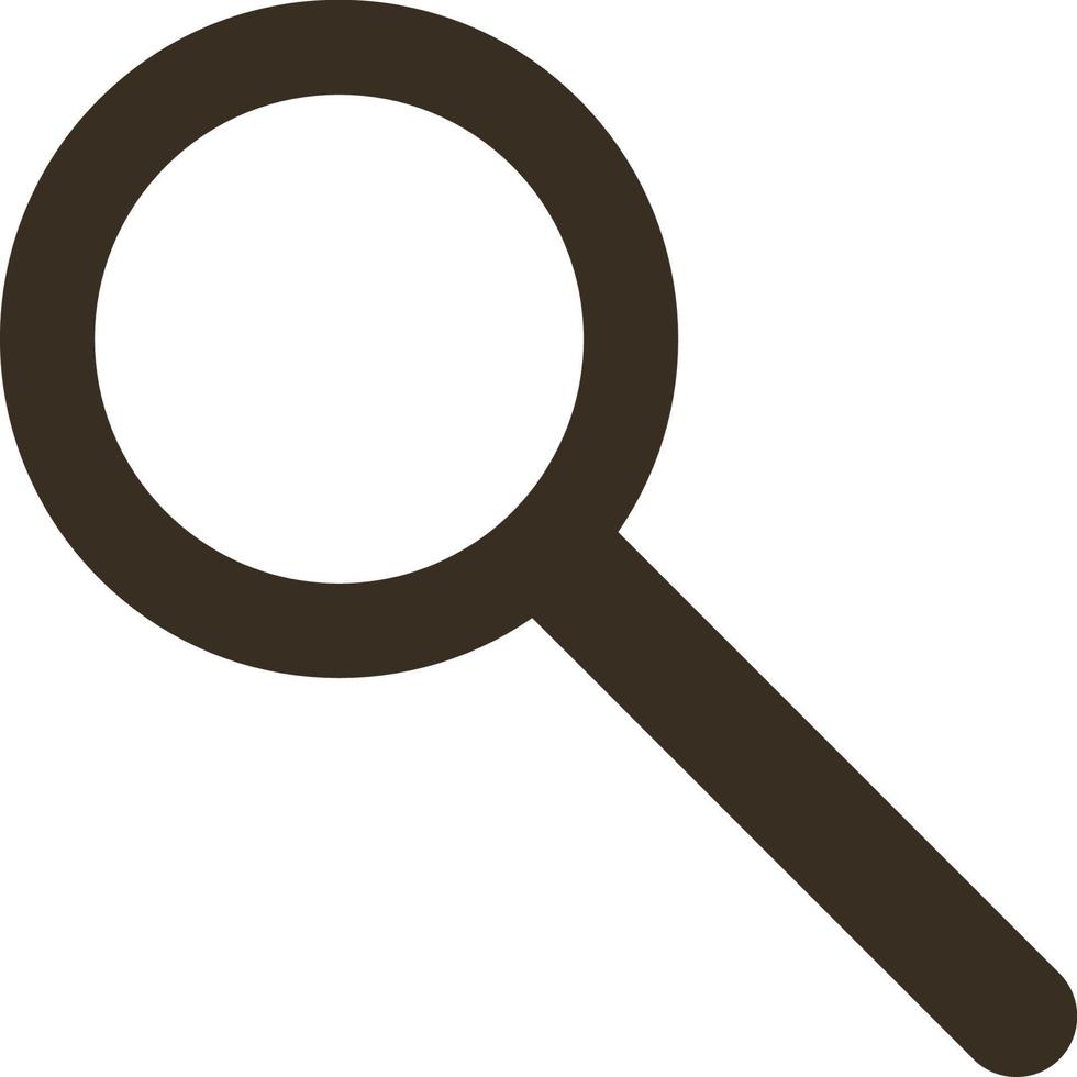 Search, loupe icon - Vector. Simple element illustration from UI concept. Search, loupe icon - Vector. Infographic concept vector illustration. on white background