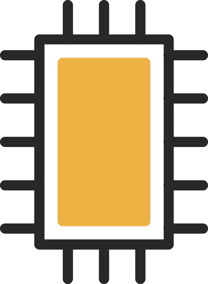 Microchip Vector Icon Design