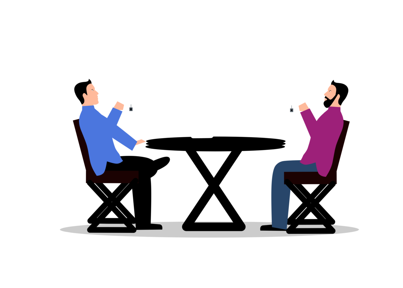 Friends drinking tea png