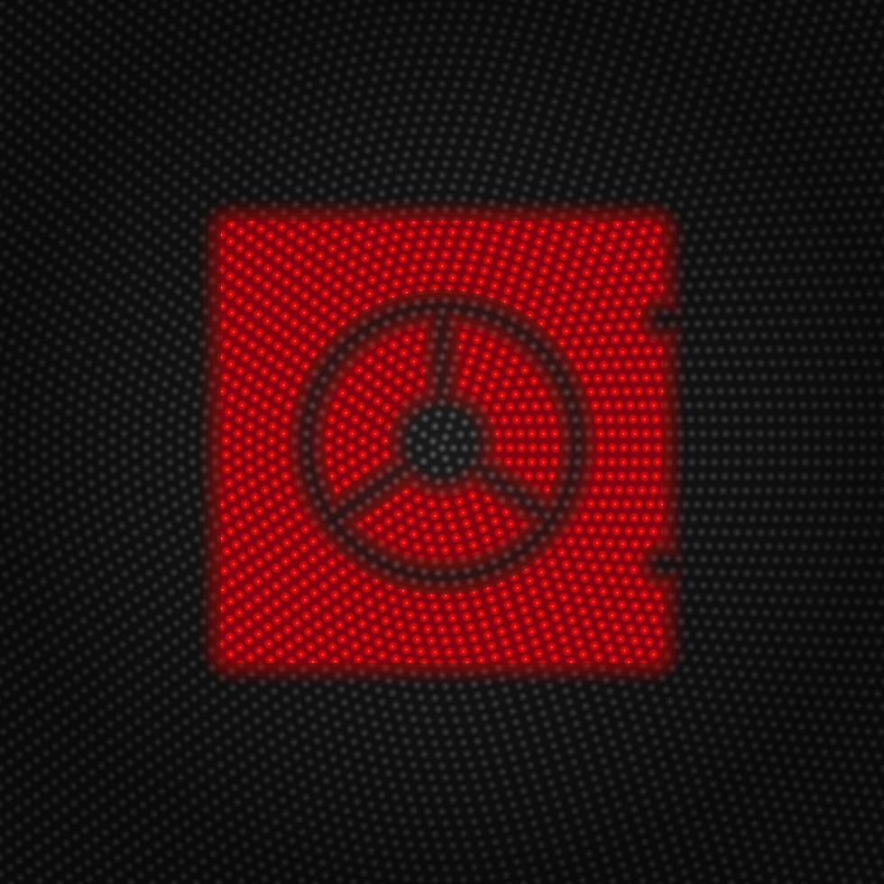 Deposit, money, safe vector Light red color retro style vector icon on white background