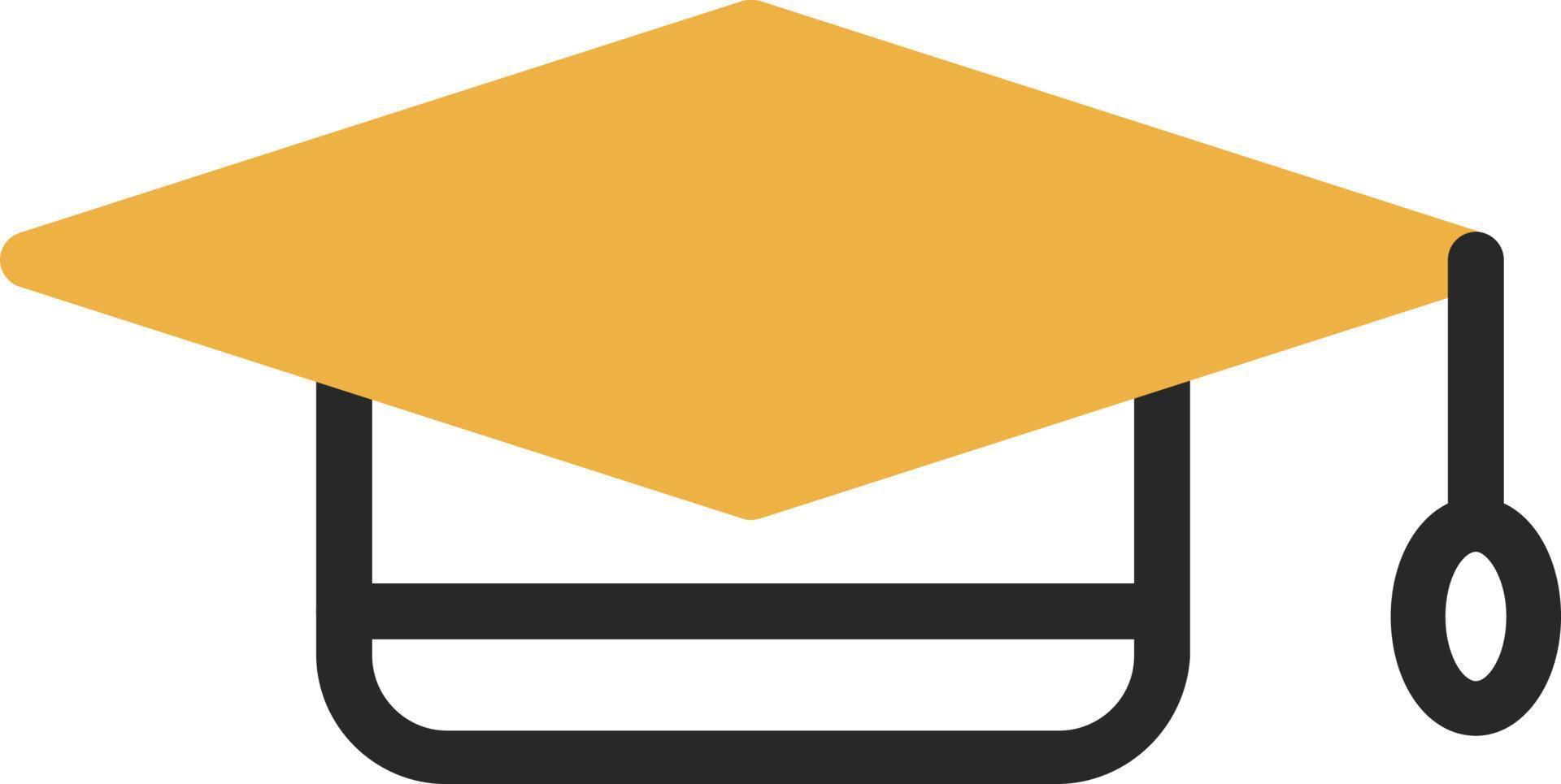 Graduation Cap Vector Icon Design