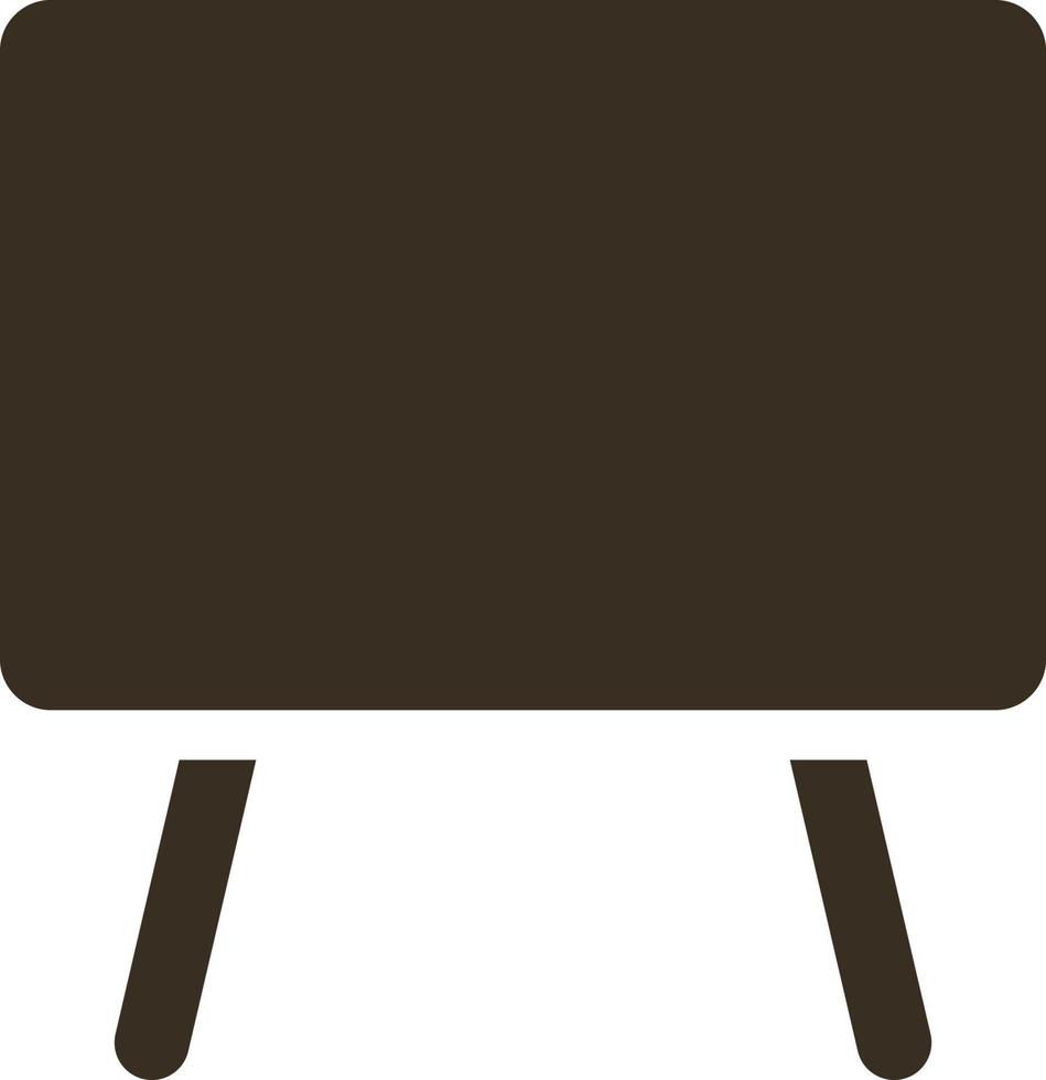 Blackboard icon - Vector. Simple element illustration from UI concept. Blackboard icon - Vector. Infographic concept vector illustration. on white background