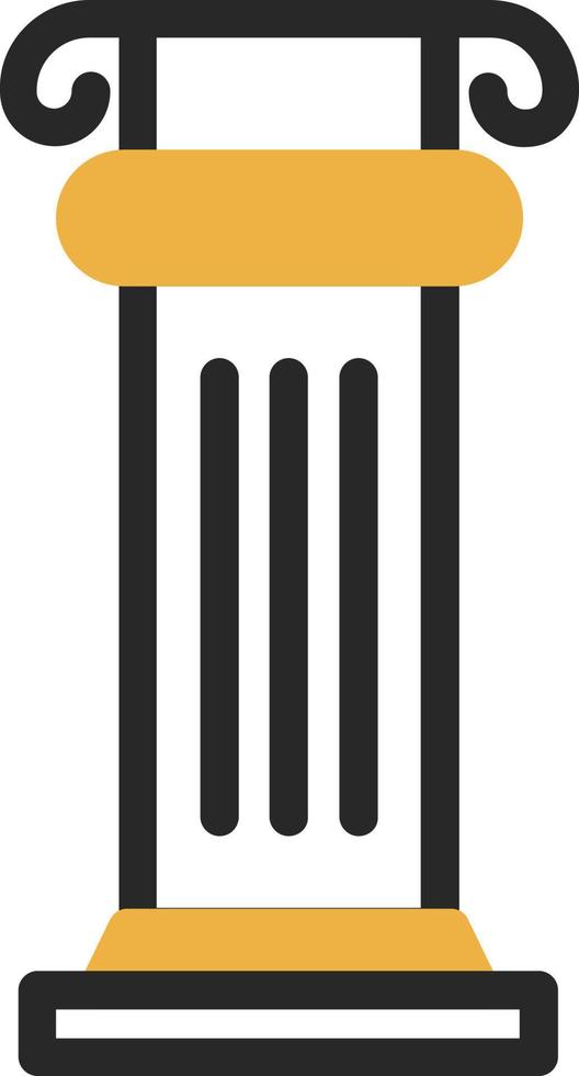 diseño de icono de vector de columnas