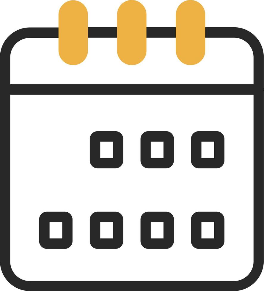 Calendar Week Vector Icon Design