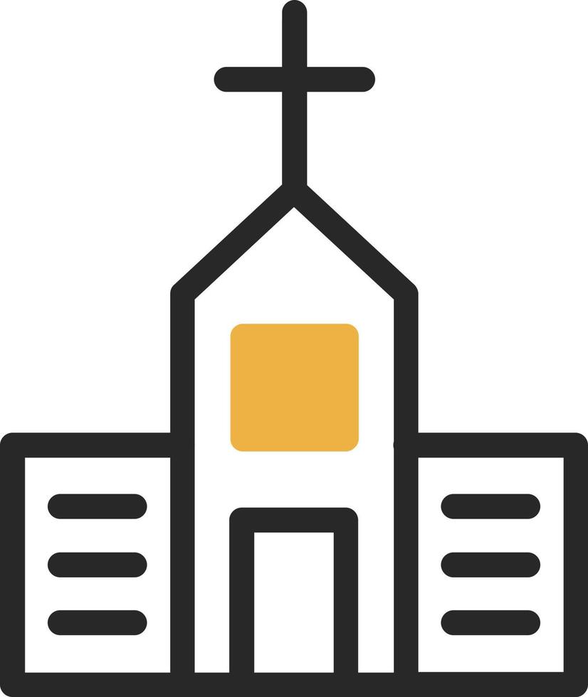 diseño de icono de vector de iglesia