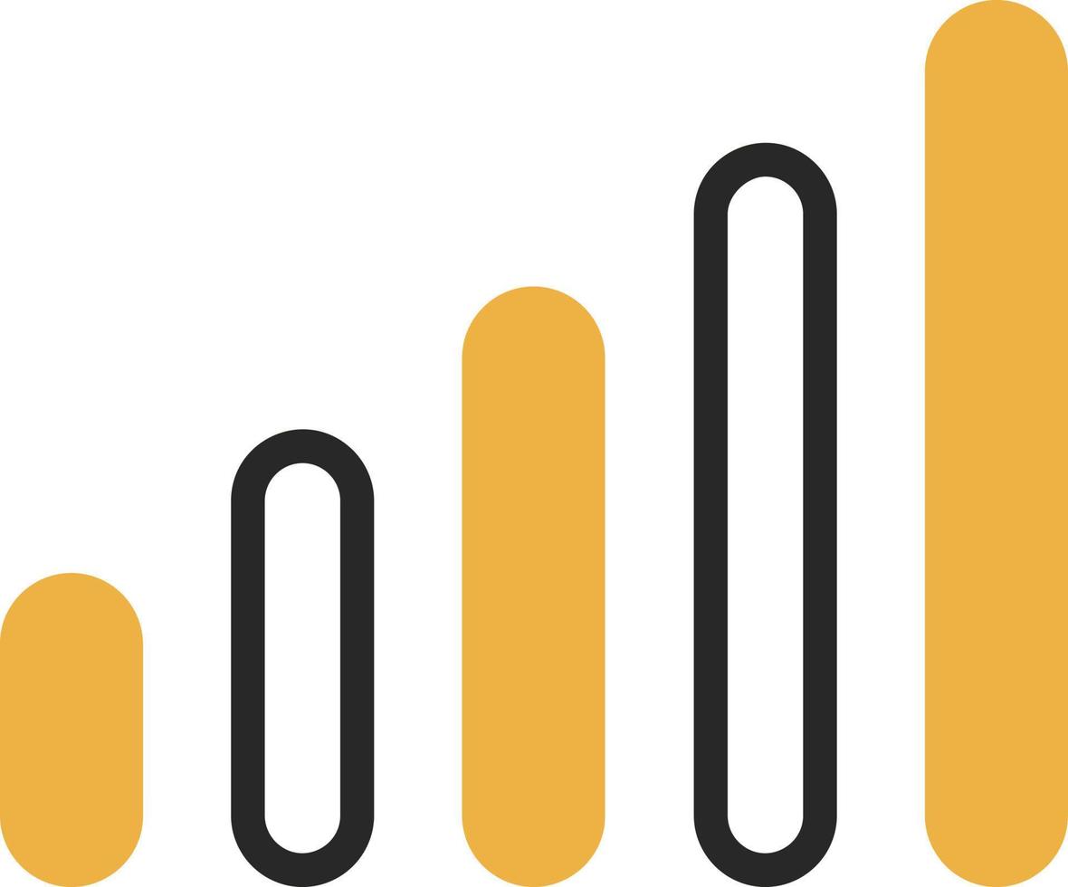 Bars Vector Icon Design