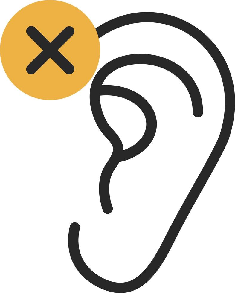 Deaf Vector Icon Design