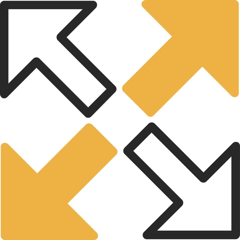 Expand Arrows Alt Vector Icon Design