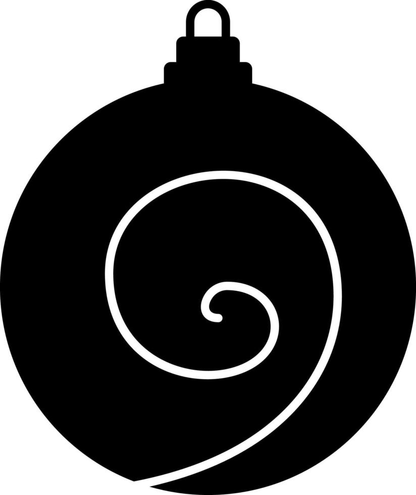 Christmas ball icon. Vector icon