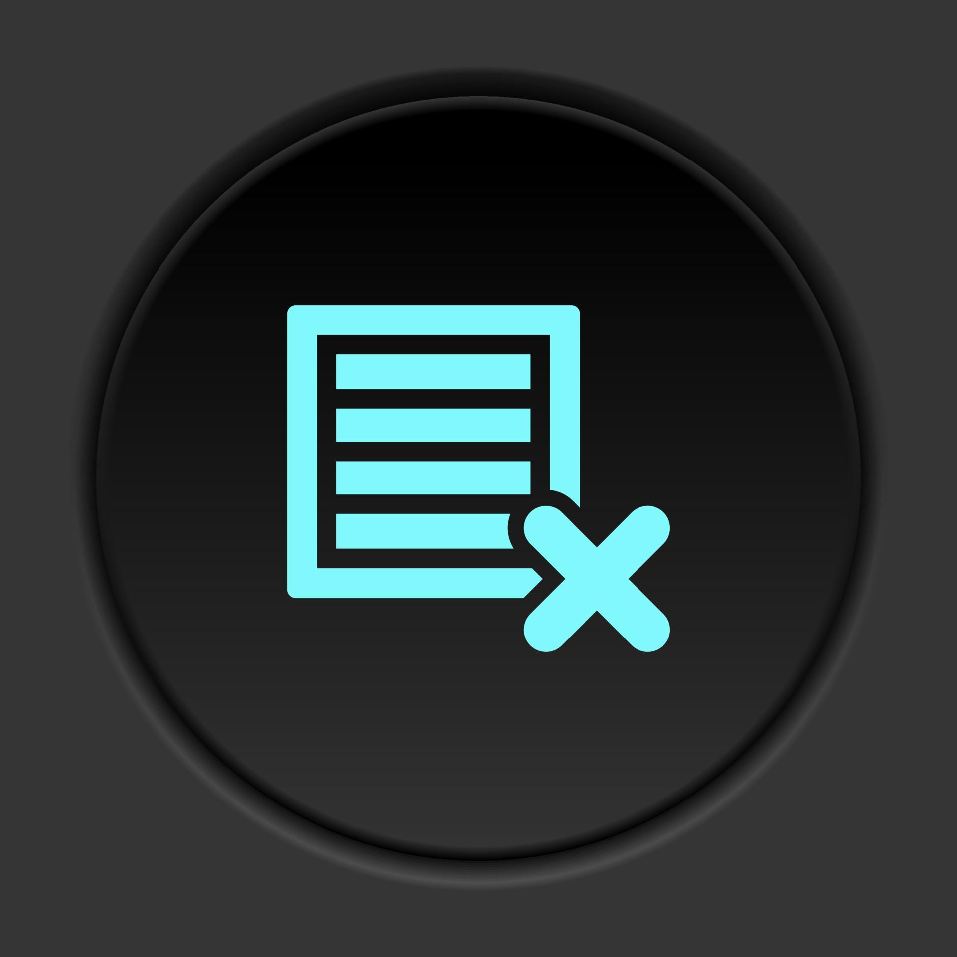 Round button icon, Delete, ecommerce, box. Button banner round, badge ...
