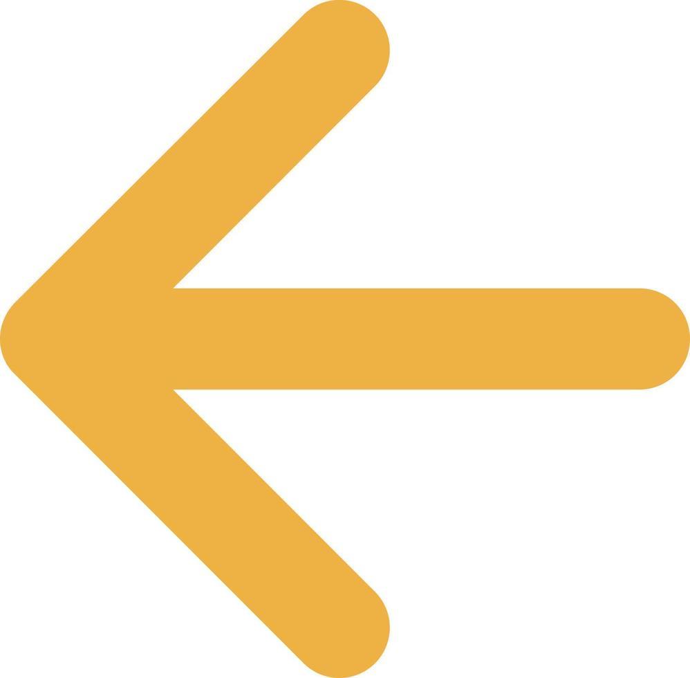 Arrow Left Vector Icon Design