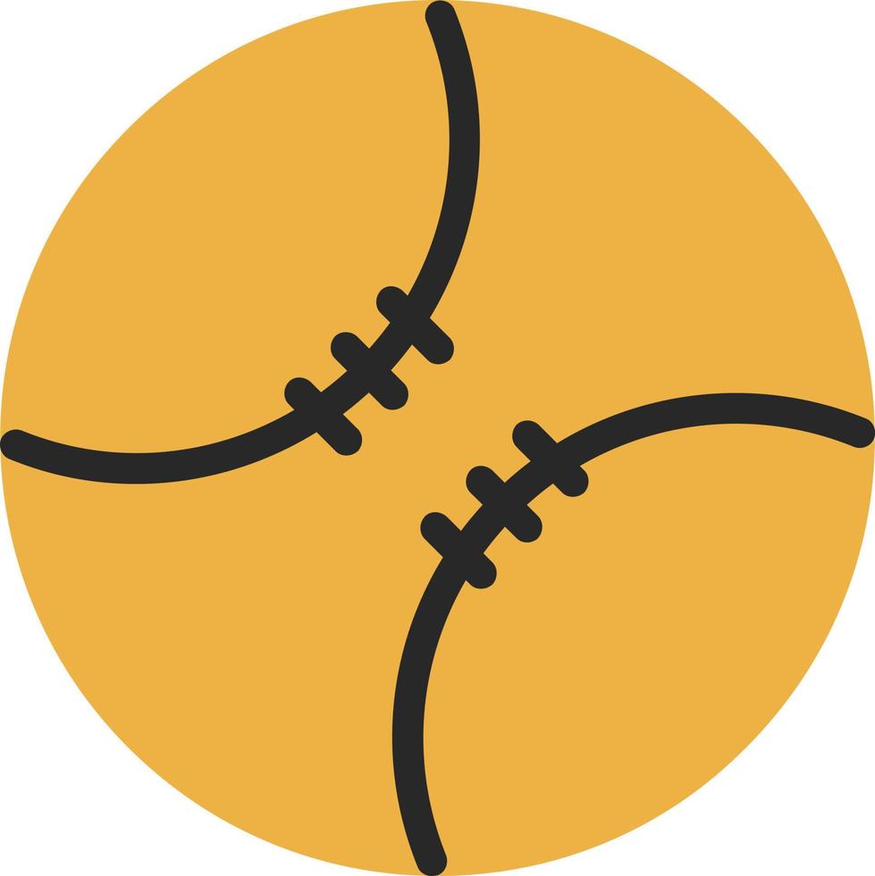 Baseball Ball Vector Icon Design
