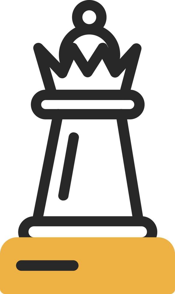 Chess Queen Vector Icon Design