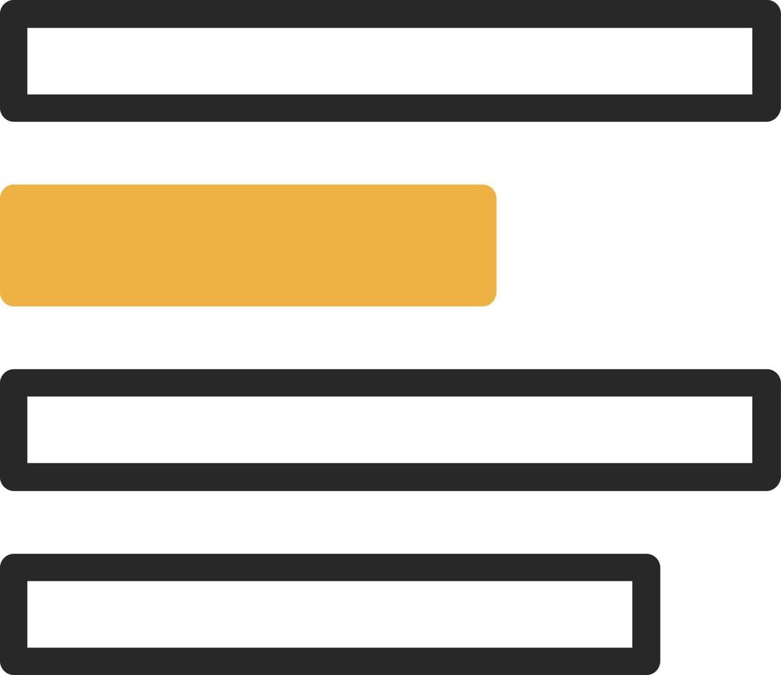 Align Right Vector Icon Design