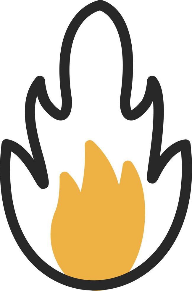 Burn Vector Icon Design