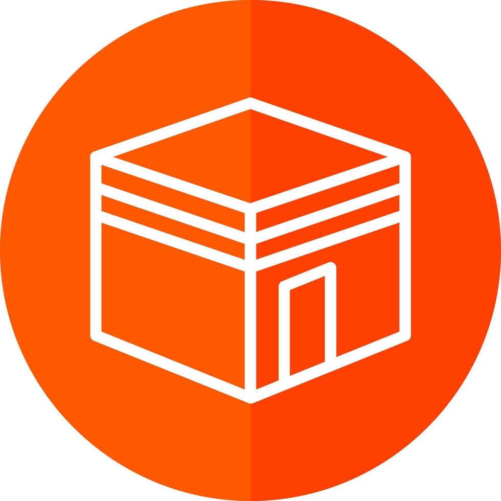 Kaaba Vector Icon Design