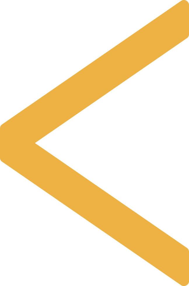 Angle Left Vector Icon Design