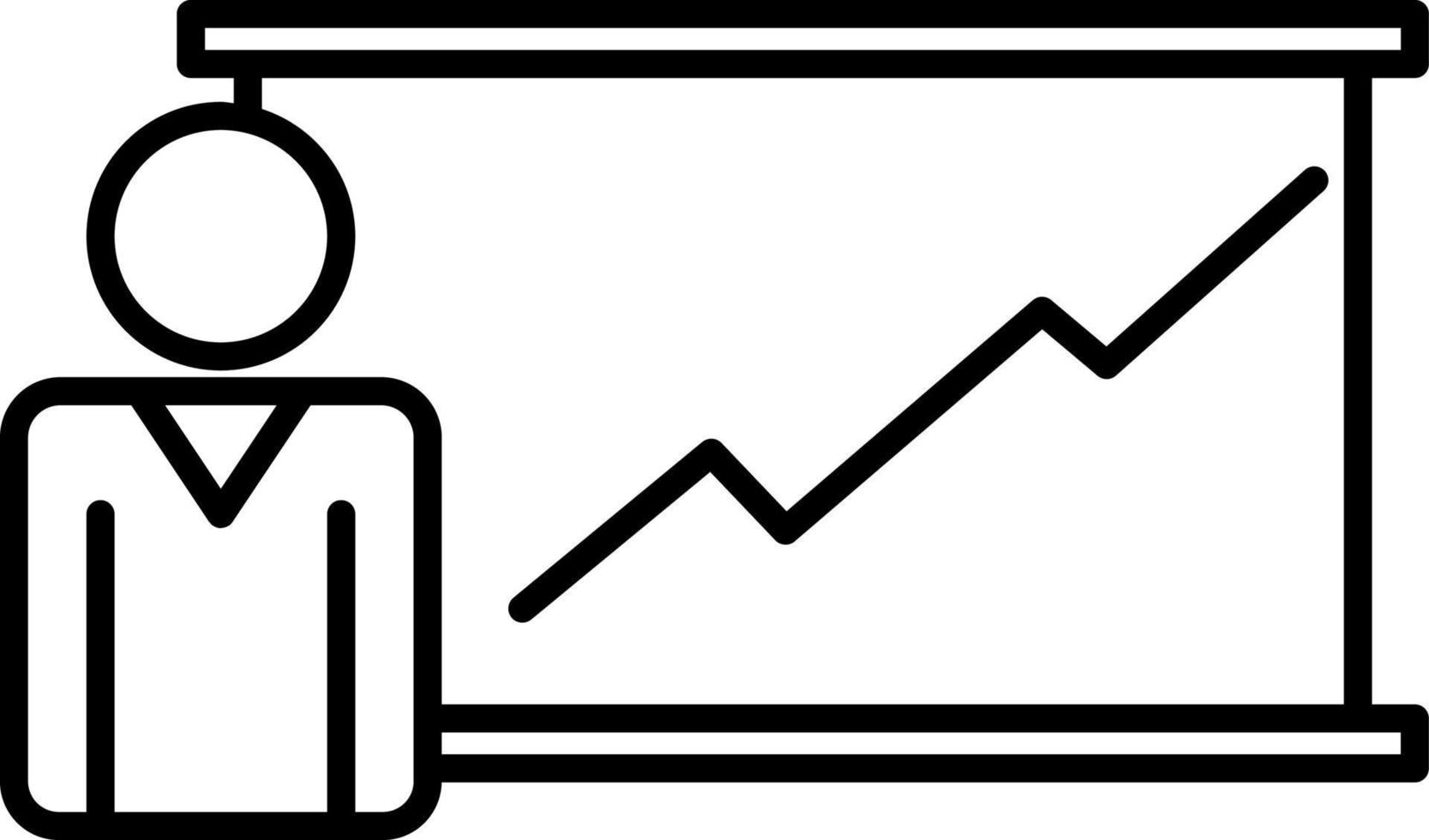 graph, meeting icon Business managmant vector icon