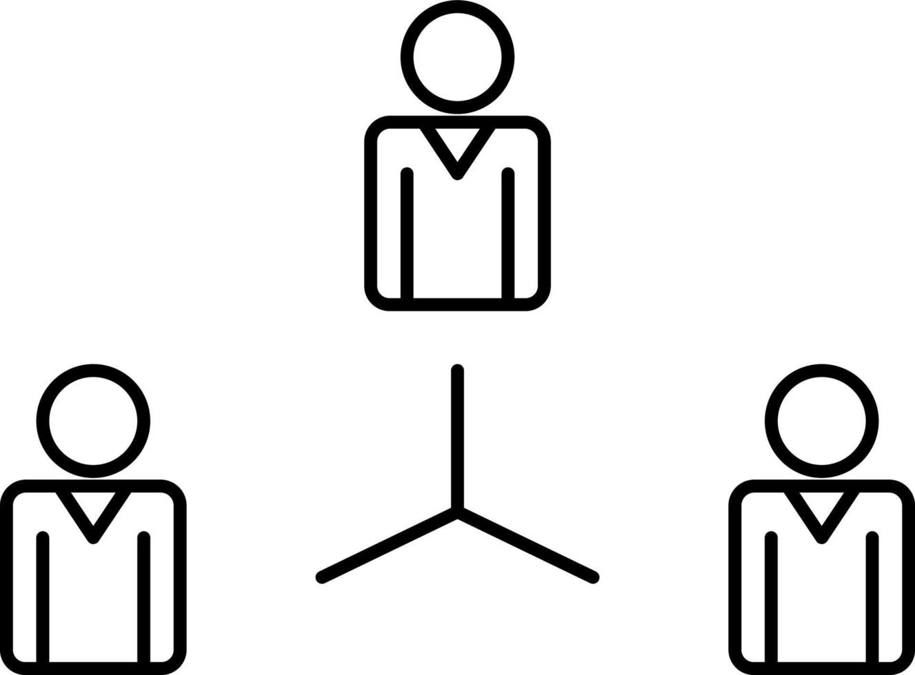 connection, teamwork icon Business managmant vector icon