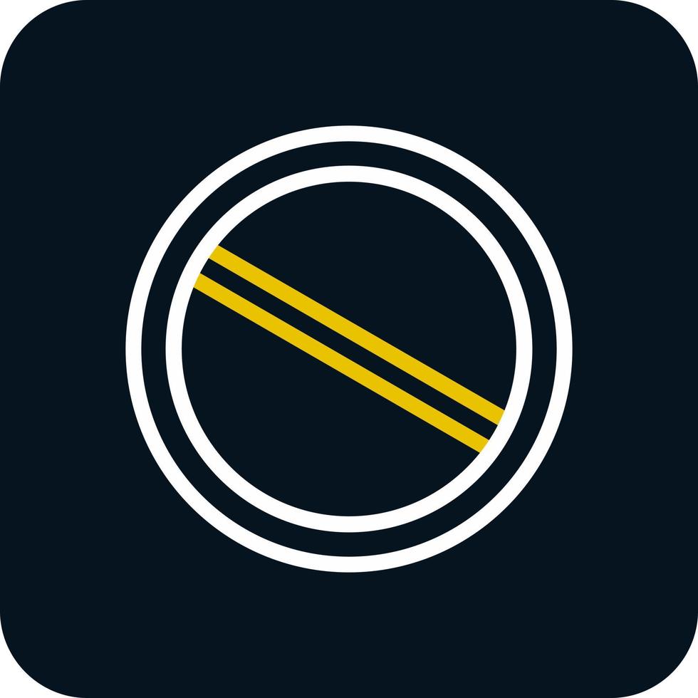 Slash Vector Icon Design