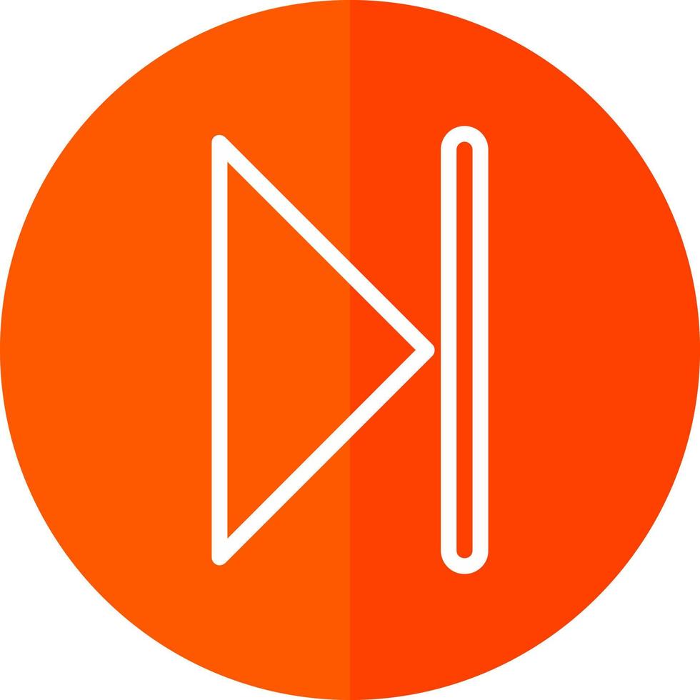 Skip Vector Icon Design