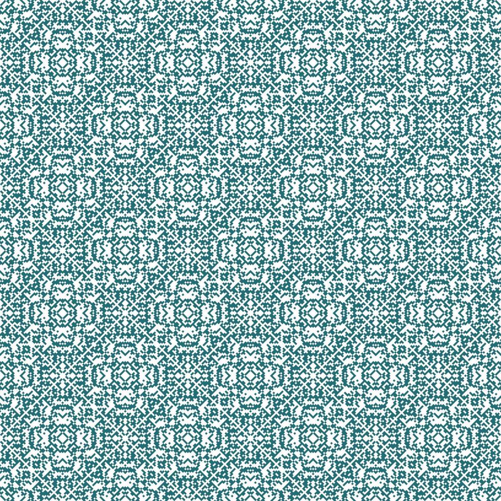 Decorative background made of small squares. The rich decoration of abstract patterns for construction of fabric or paper. vector