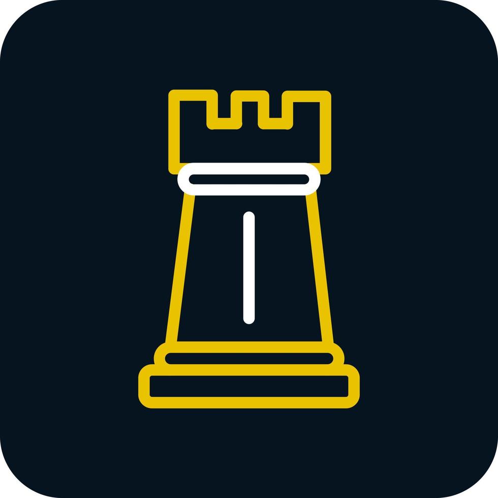 Chess Rook Vector Icon Design