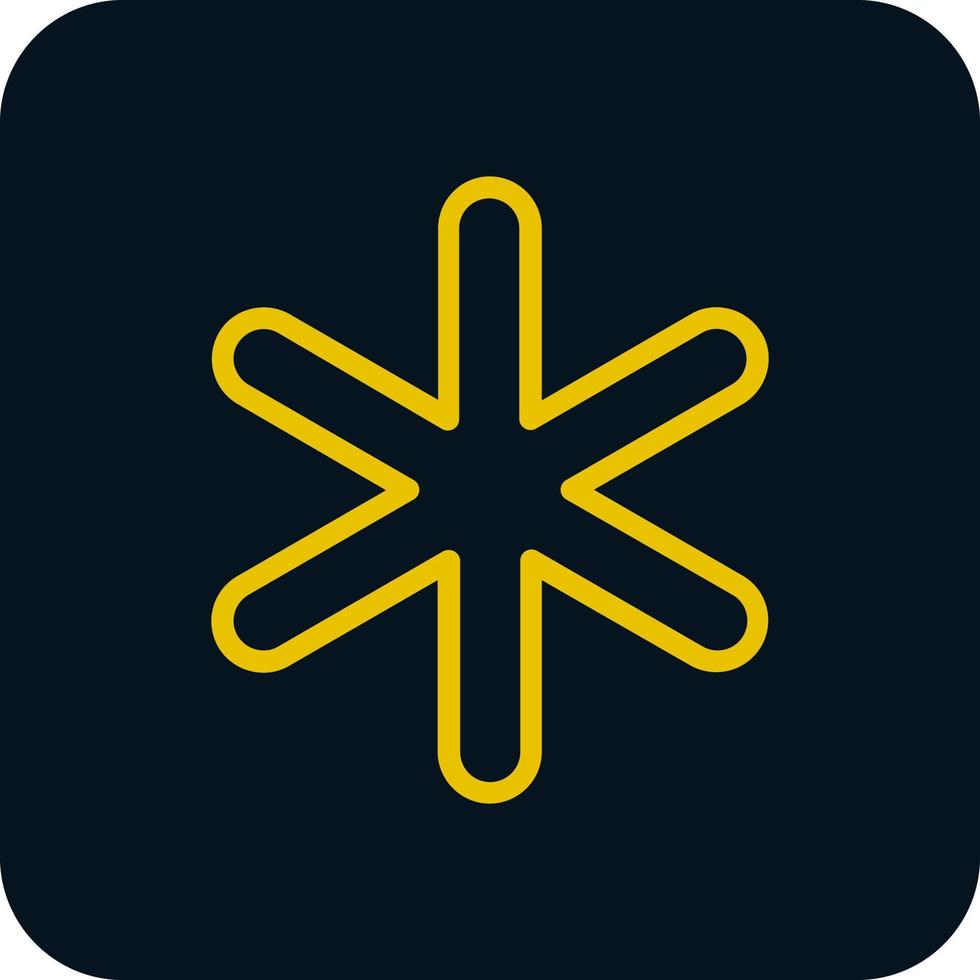 Asterisk Vector Icon Design