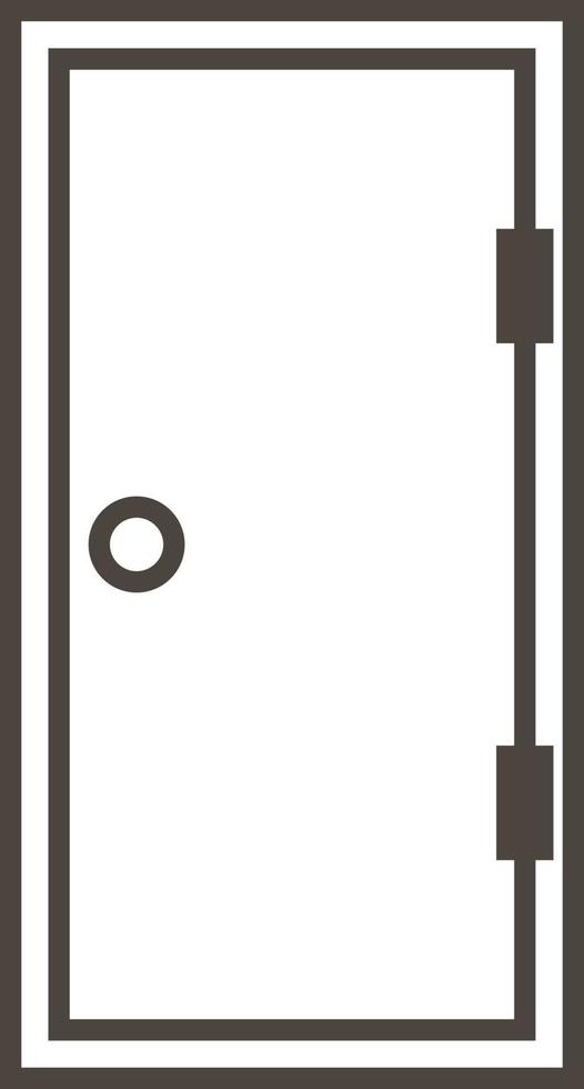 puerta, icono en de moda contorno estilo aislado en blanco antecedentes. puerta símbolo para tu web sitio diseño, logo, aplicación, ui vector ilustración, eps10. - vector en blanco antecedentes