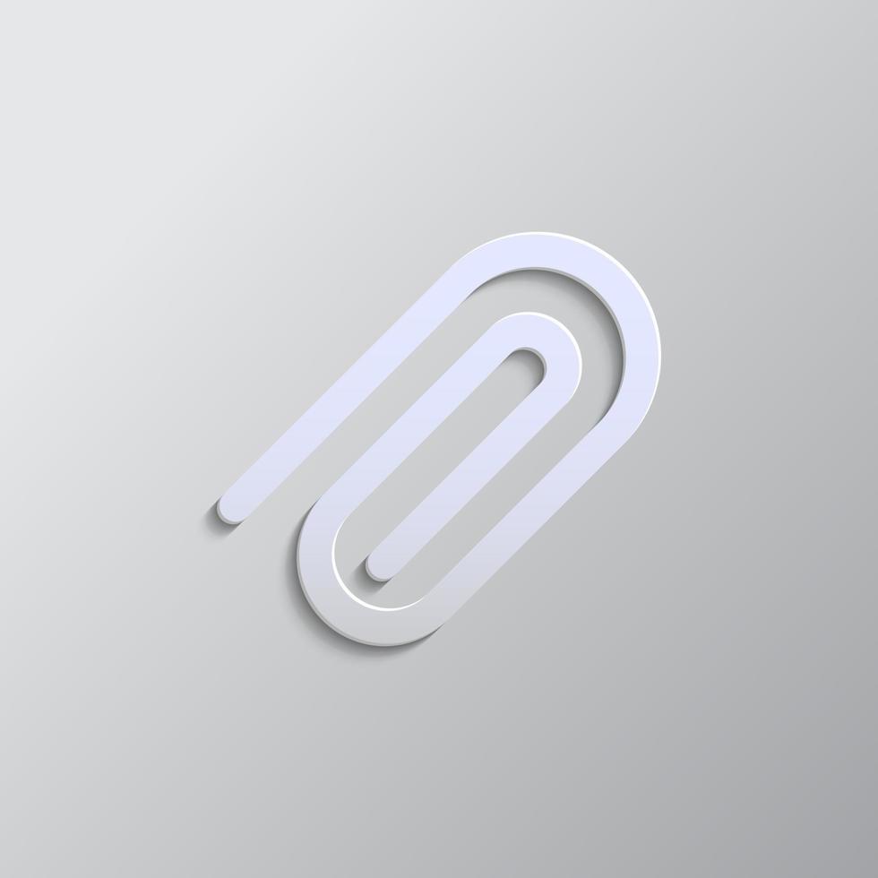 oficina suministros papel estilo, iocn. gris color vector fondo- papel estilo vector icono.