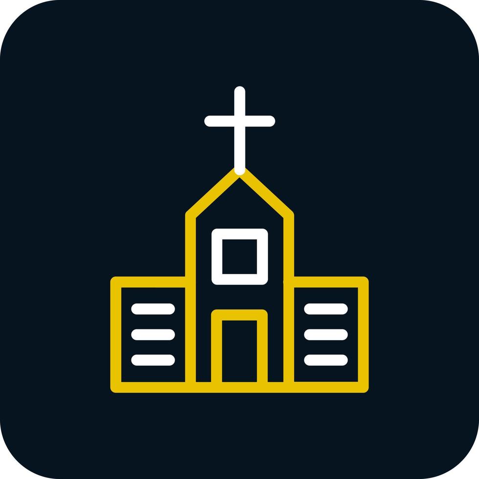 Church Vector Icon Design