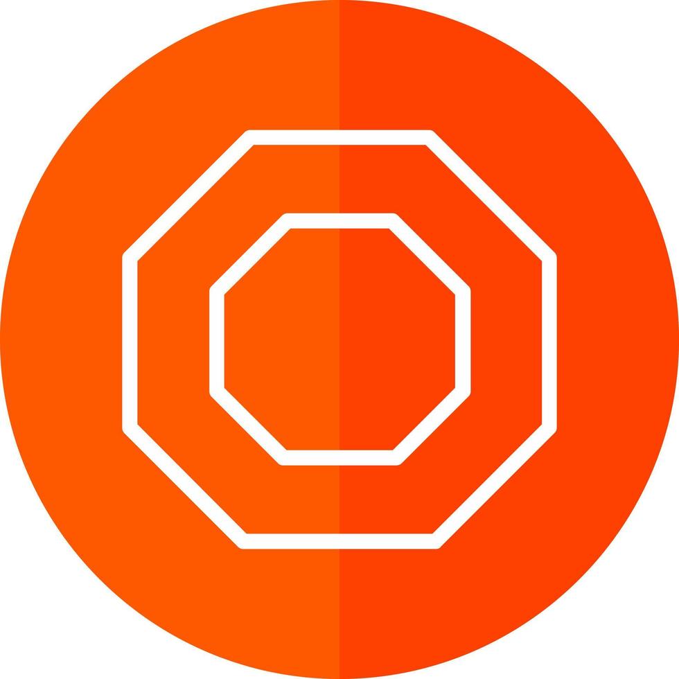 Octagon Vector Icon Design