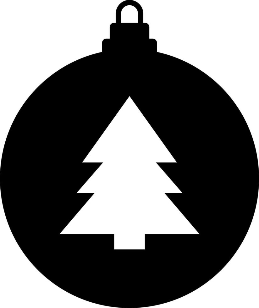 Christmas ball icon. Vector icon