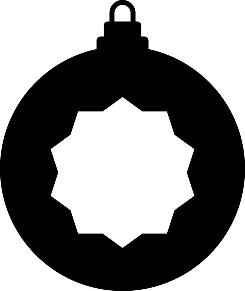 Navidad pelota icono. vector icono