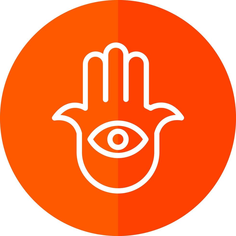 Hamsa Vector Icon Design
