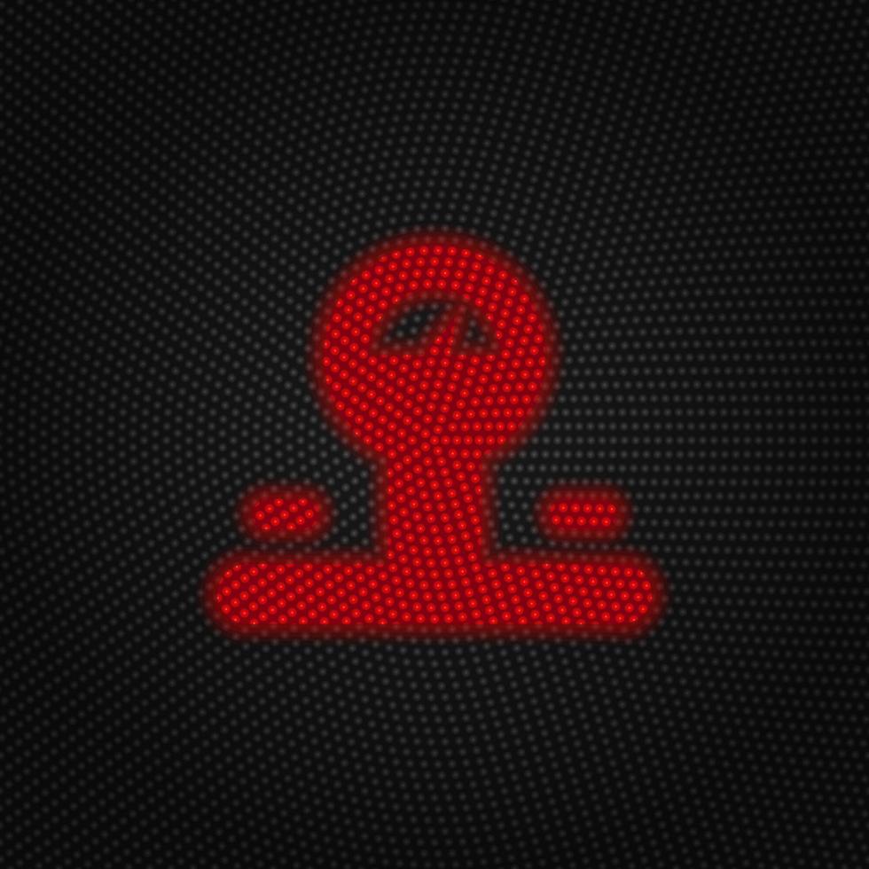 Balance, scales vector Light red color retro style vector icon on white background