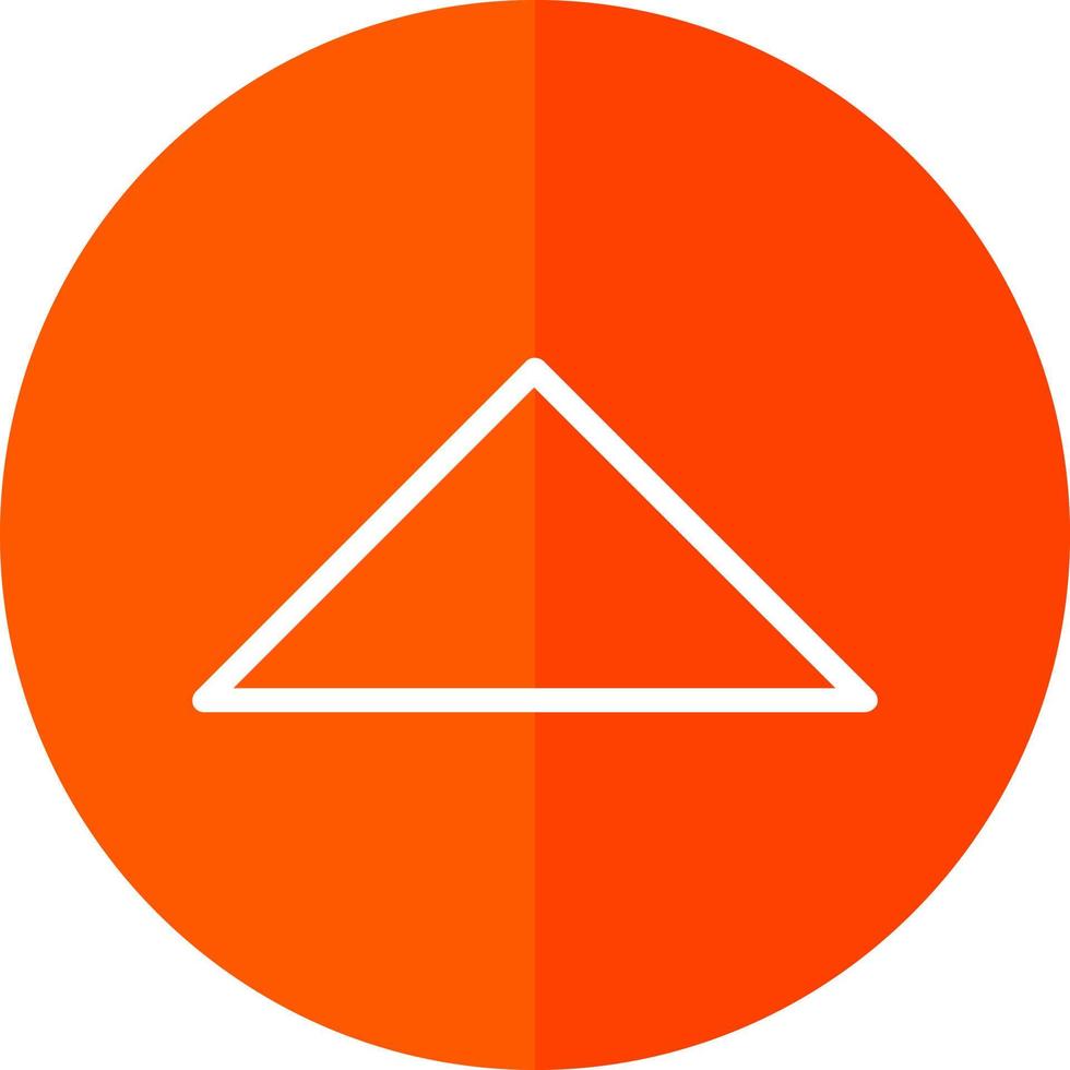 Caret Up Vector Icon Design