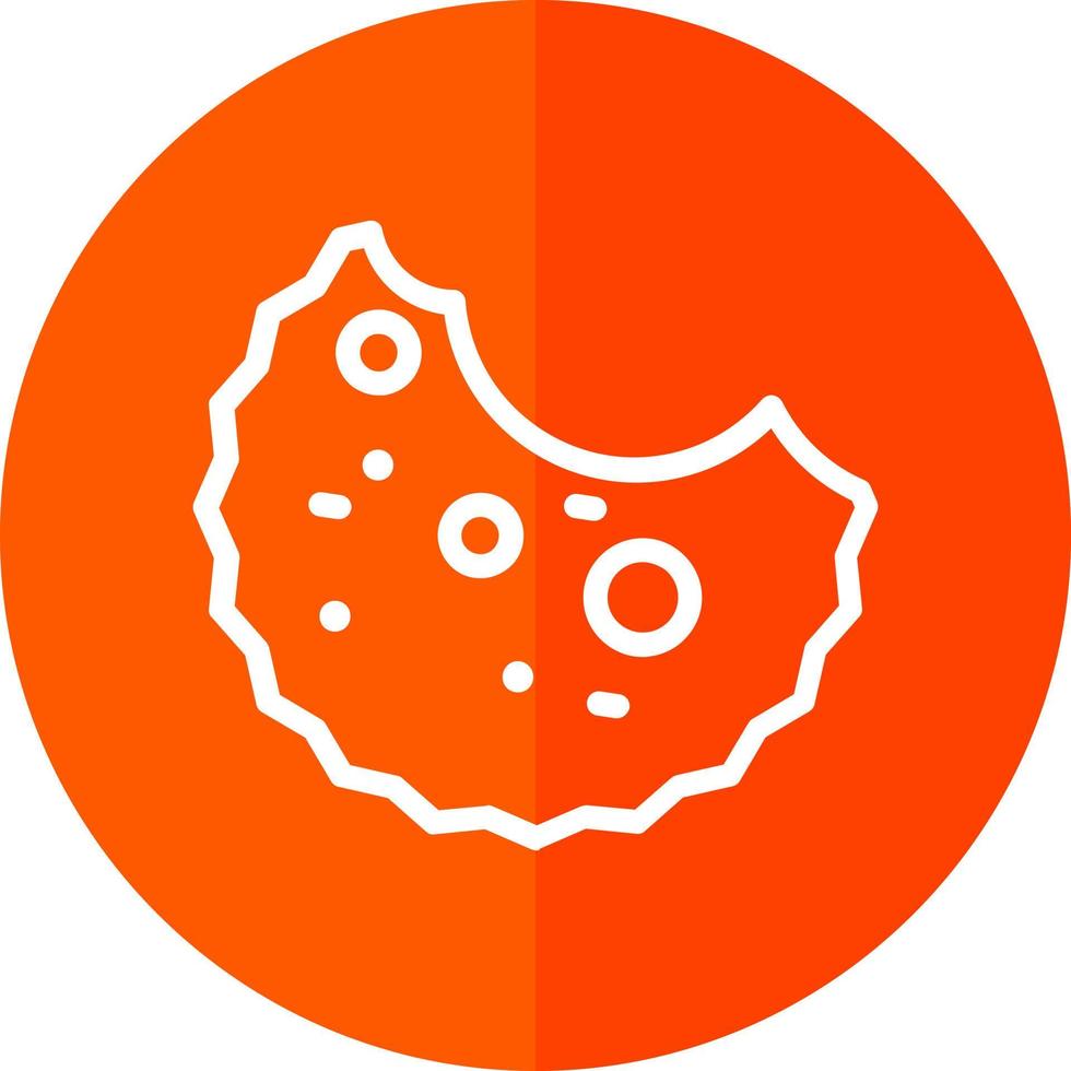 Cookie Bite Vector Icon Design