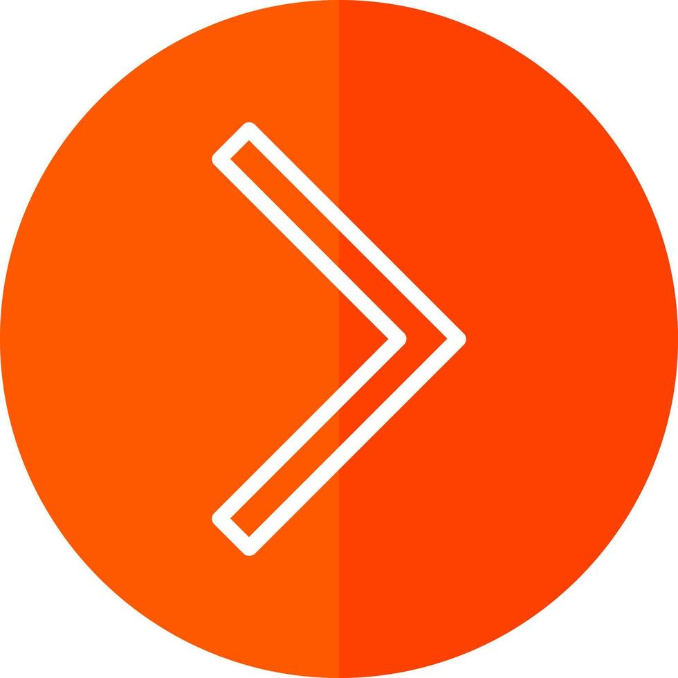 Chevron Right Vector Icon Design